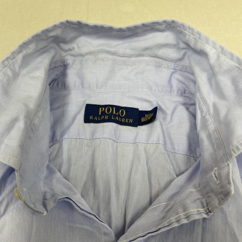 ポロラルフローレン 長袖 シャツ ブラウス 裾ポニーロゴ 刺繍 ワン