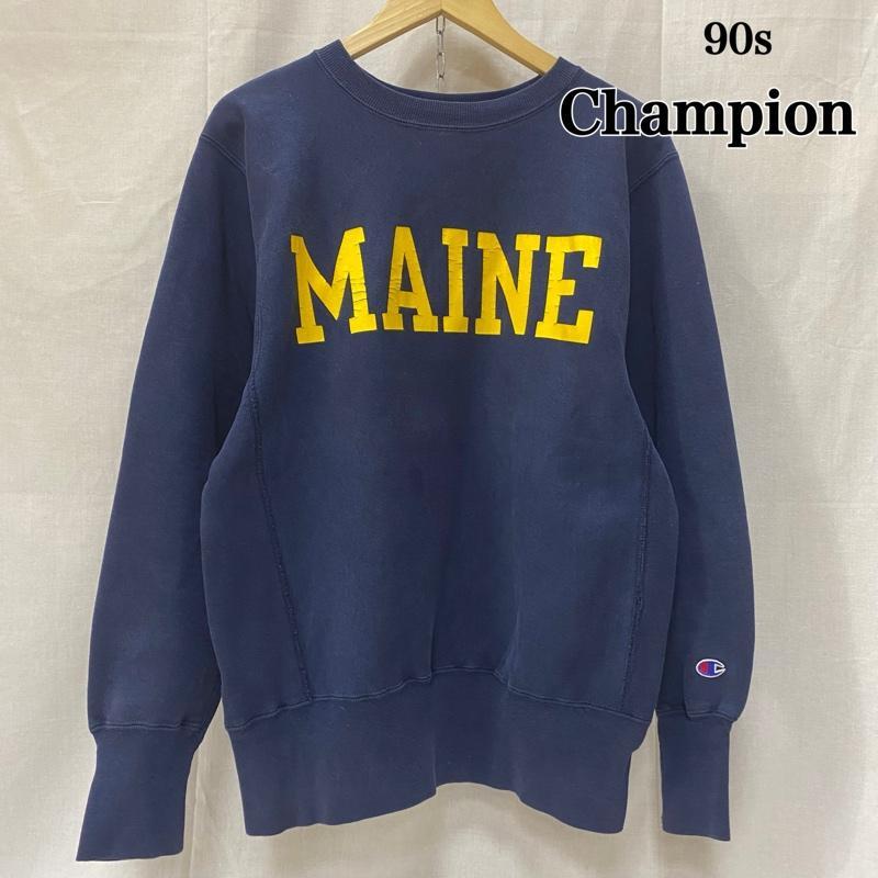 00s チャンピオン Reverse Weave スウェット 紺タグ M チャンピオン 90s 00s 刺繍タグ USA製 REVERSE WEAVE カレッジロゴ
