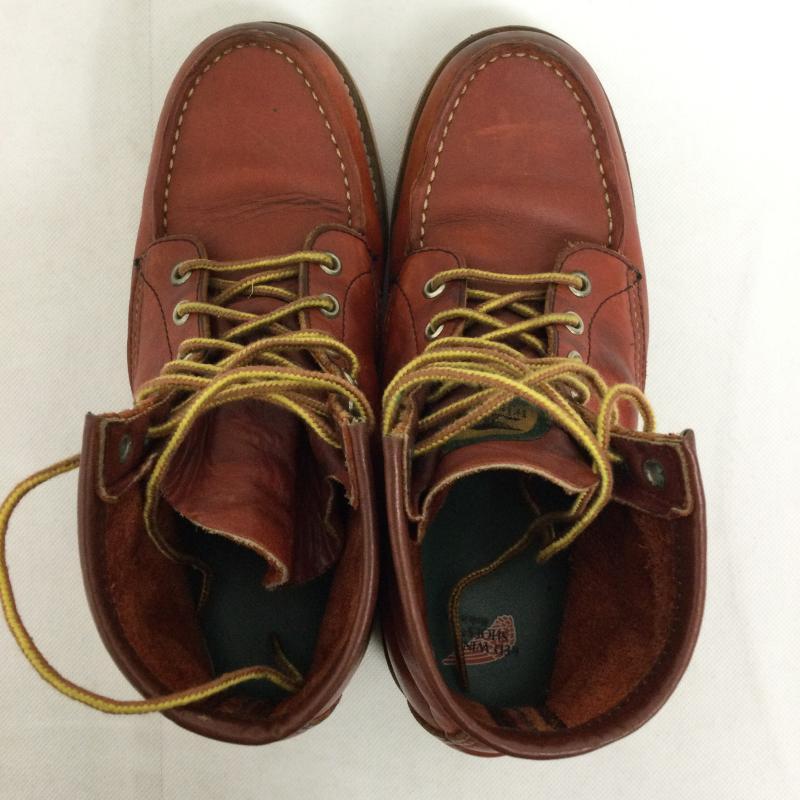 RED WING 875 US6 レッドウィング 半円犬タグ レッドウィング RED WING 875 半円犬タグ モックトゥ US：6 50148376