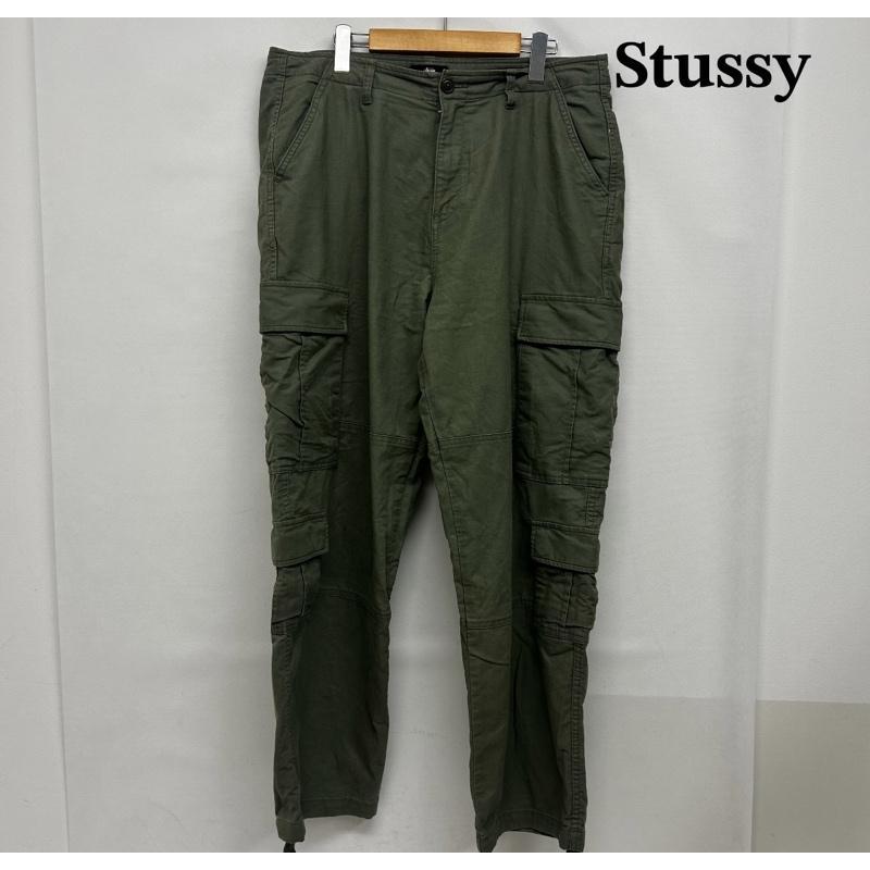 ステューシー ミニタリーパンツ カーゴ ワイドシルエット コットン 32