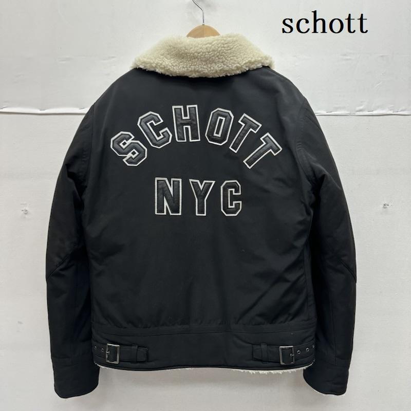 ショット B-3 38フライトジャケット 中古・古着通販】Schott (ショット) B3フライトジャケット ブラウン