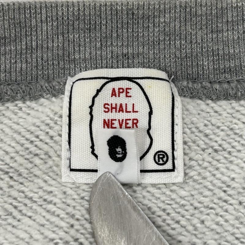 A BATHING APE（アベイシングエイプ） 90s 初期 APEHEAD スウェット