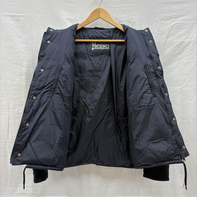 ヘルノ ウール ナイロン コンビ 切替 ダウンジャケット 50 50148794