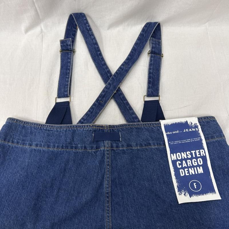 niko and…（ニコアンド） JEANS2025AW MONSTERCARGODENIM サスペンダー