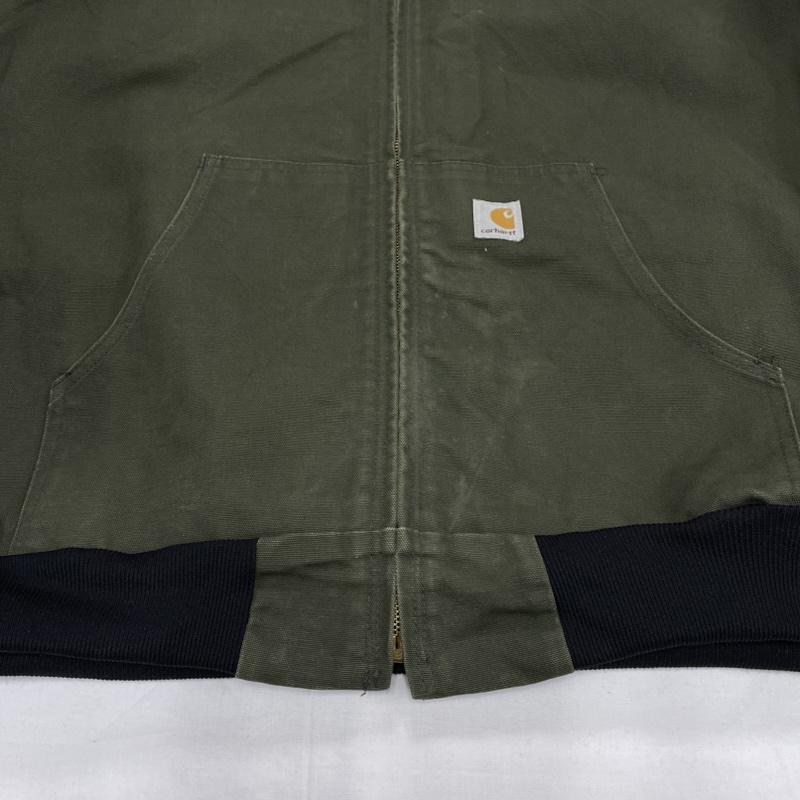 カーハート アクティブジャケット ジップアップ フード USA製 タグ