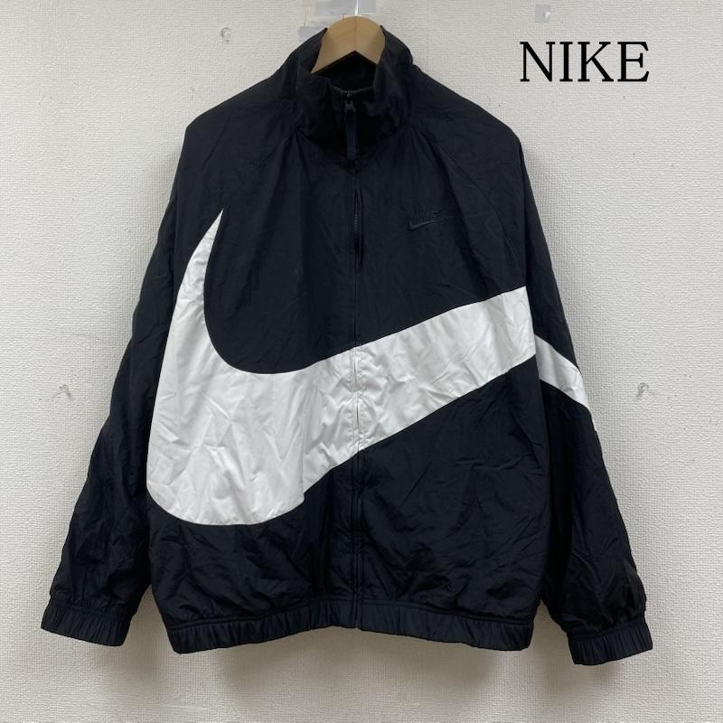ナイキ スタンドカラー ブルゾン ビッグ Swoosh ロゴ 長袖 ウーブン