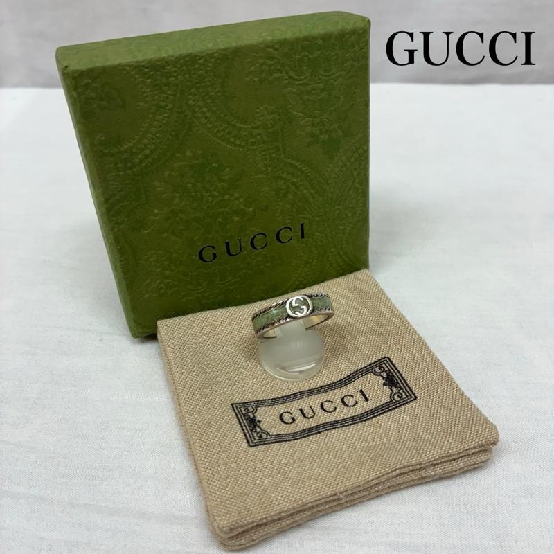 GUCCI（グッチ） インターロッキングG シルバー ターコイズ Ag925