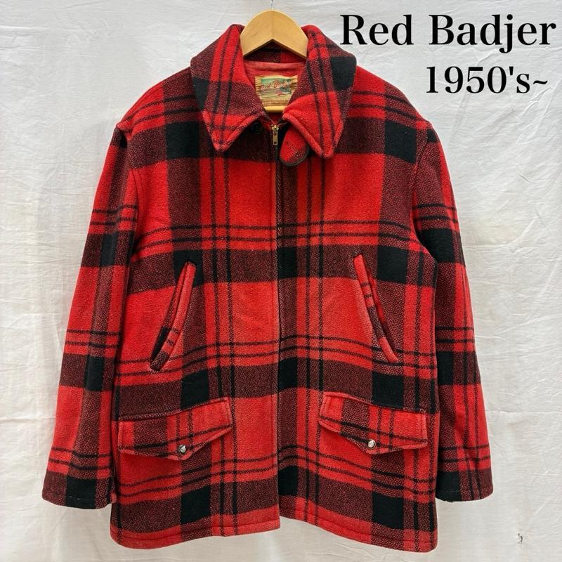 ヴィンテージ Red Badger 50s チェック ウール ハンティング