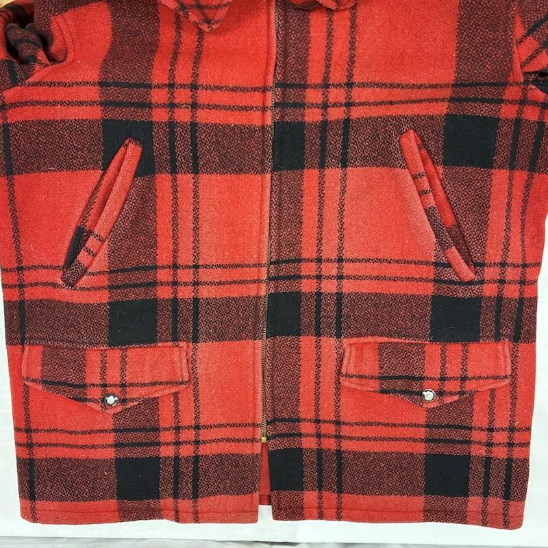 ヴィンテージ Red Badger 50s チェック ウール ハンティング