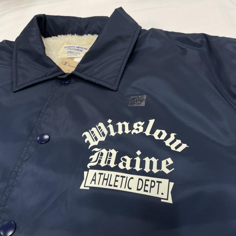 Champion Winslow Maine コーチジャケット チャンピオン コーチ ジャケット ロゴ ボア Winslow Maine ナイロン