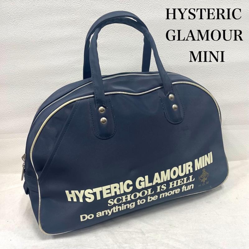 ヒステリックグラマー ボストン形 Y2k ショルダーバッグ HYSTERIC GLAMOUR（ヒステリックグラマー） プリント ロゴ ボストン