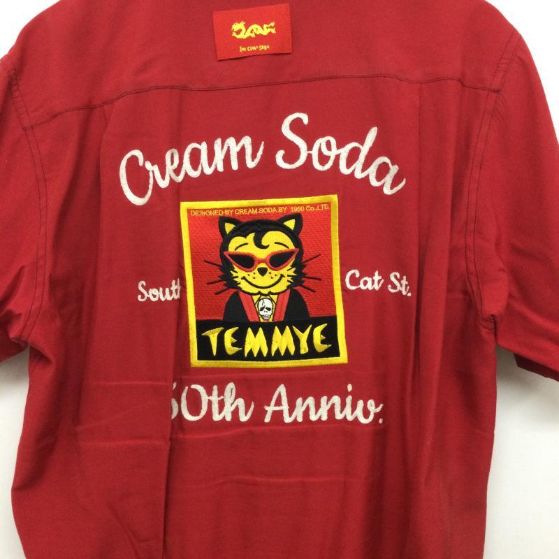 クリームソーダ 50anniversary ボーリングシャツ TEMMYE L 50149059
