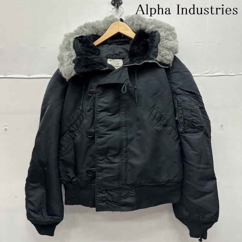 【ファー欠品】【Lサイズ】【N-2B】【アルファ】【人気ブラック】フライト アルファ インダストリー 60s USA製 N-2B フードファー フライト