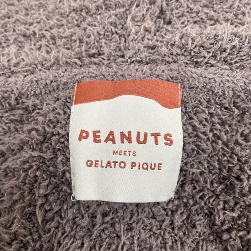ジェラートピケ スヌーピー コラボ フルジップ パーカー カーディガン