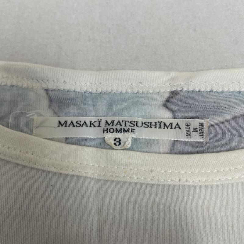 マサキマツシマ ロンT 長袖 Tシャツ クルーネック 総柄 和柄 プリント