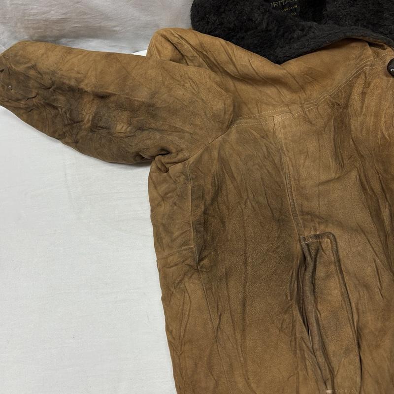 古着 PURITAN 70年代 ビンテージ USA製 スエードレザー 裏ボア くるみ