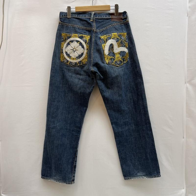 EVISUデニム㉔虎＆家紋＆カモメ総刺繍 EVISUデニム㉔虎＆家紋＆カモメ総刺繍