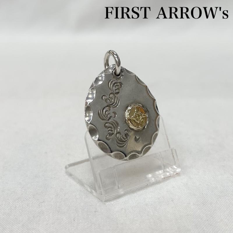 FIRST ARROW's（ファーストアローズ） K18付き唐草タタキメタルトップ