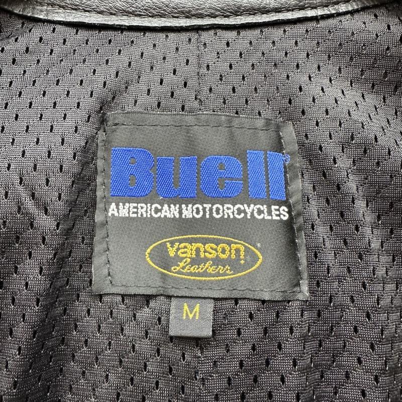 ヴァンソン Buell シングル ライダース レザー ジャケット - 50149516