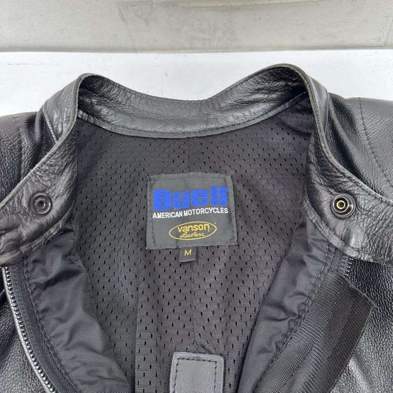 ヴァンソン Buell シングル ライダース レザー ジャケット - 50149516
