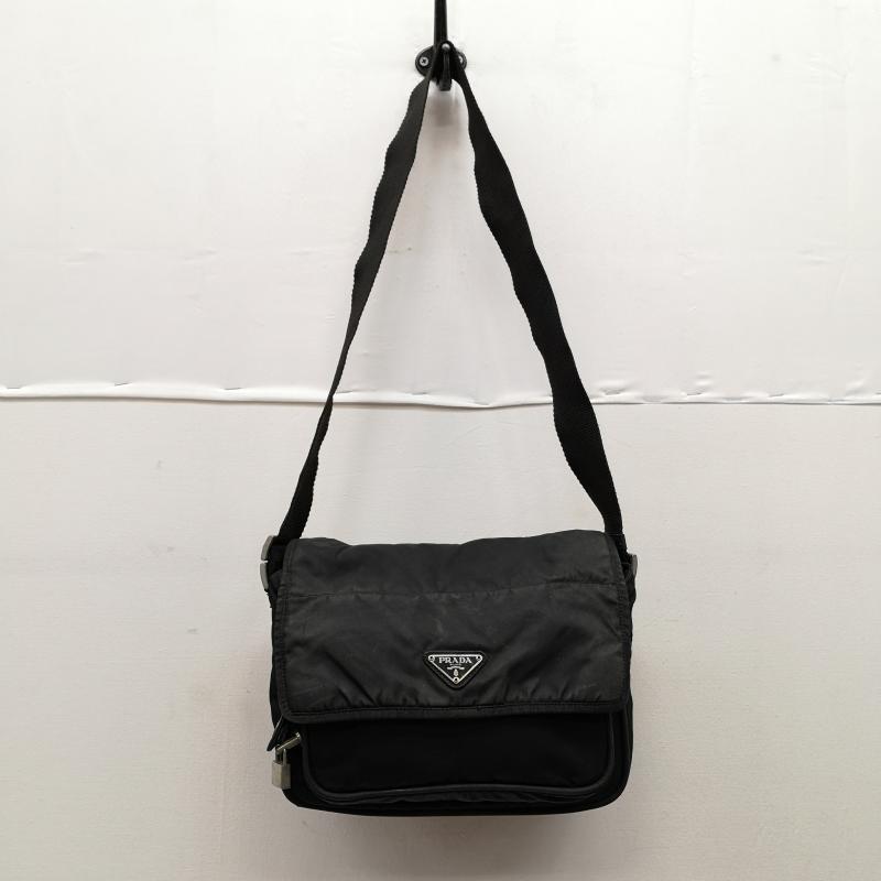 プラダ 三角ロゴ プレート ナイロン ショルダー バッグ - 50149601