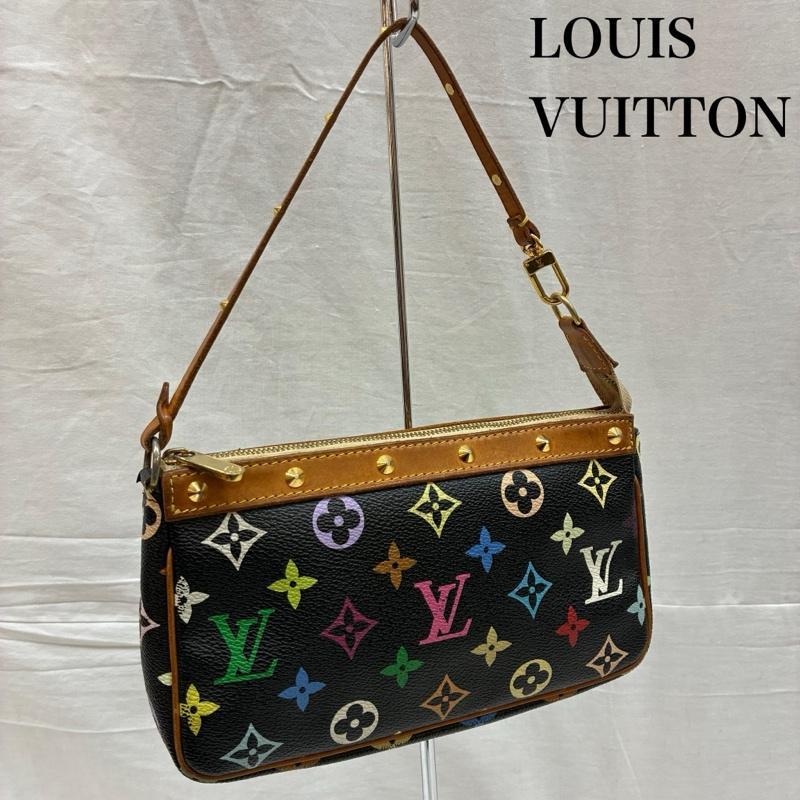 ルイヴィトン モノグラム ポシェット アクセソワール マルチカラー