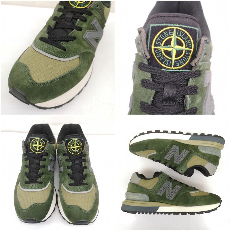 ニューバランス Stone Island ストーンアイランド 574 Legacy Dark