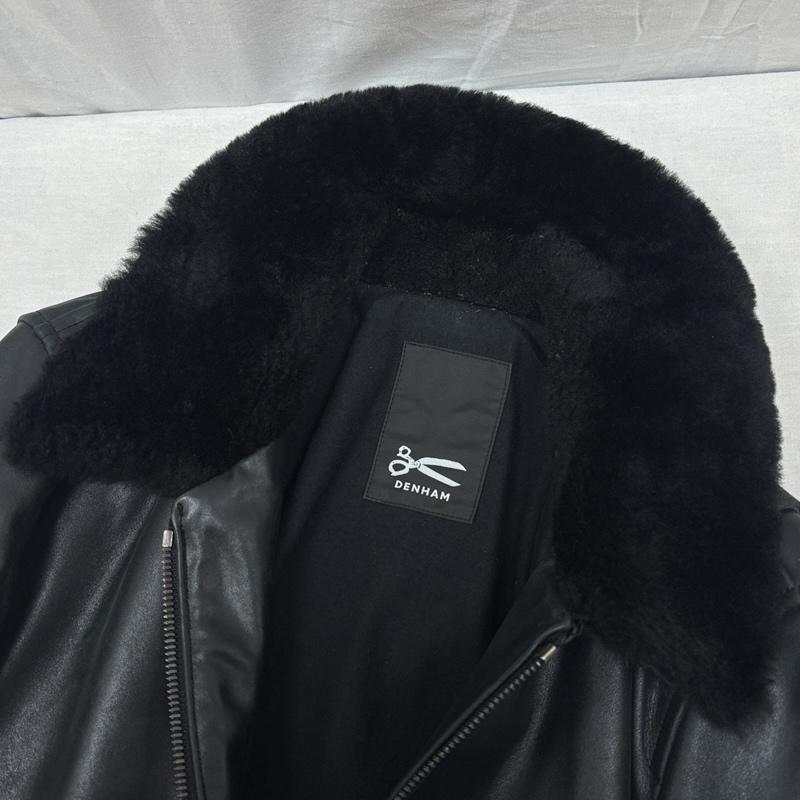 DENHAM（デンハム） A-2 レザー ムートンボアカラー フライト