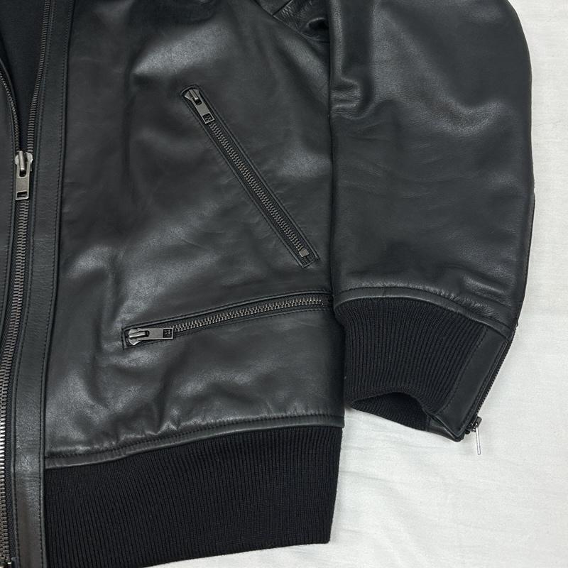 DENHAM（デンハム） A-2 レザー ムートンボアカラー フライト