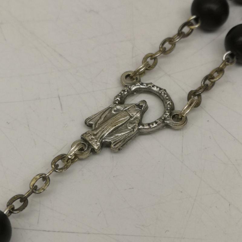 ドルチェアンドガッバーナ ロザリオ 十字架 クロス ブラック ビーズ