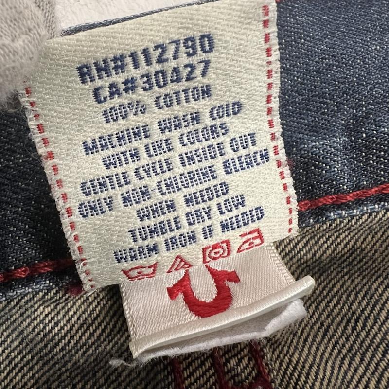 トゥルーレリジョン 859 STRAIGHT ダメージ加工 デニムパンツ 28インチ