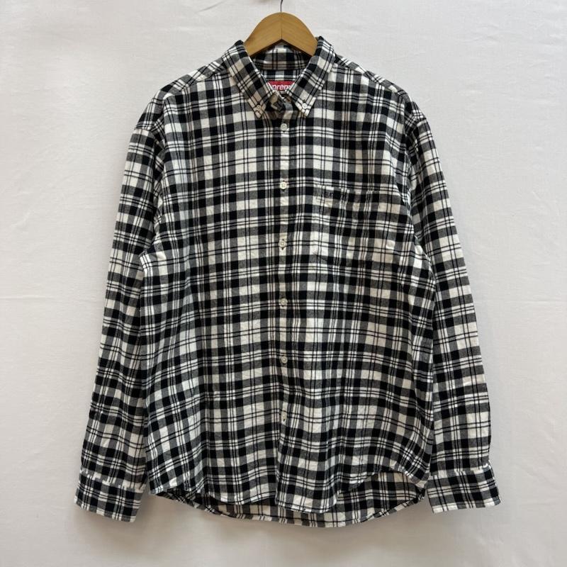 シュプリーム 25FW Plaid Flannel Shirt クラシックロゴ チェック