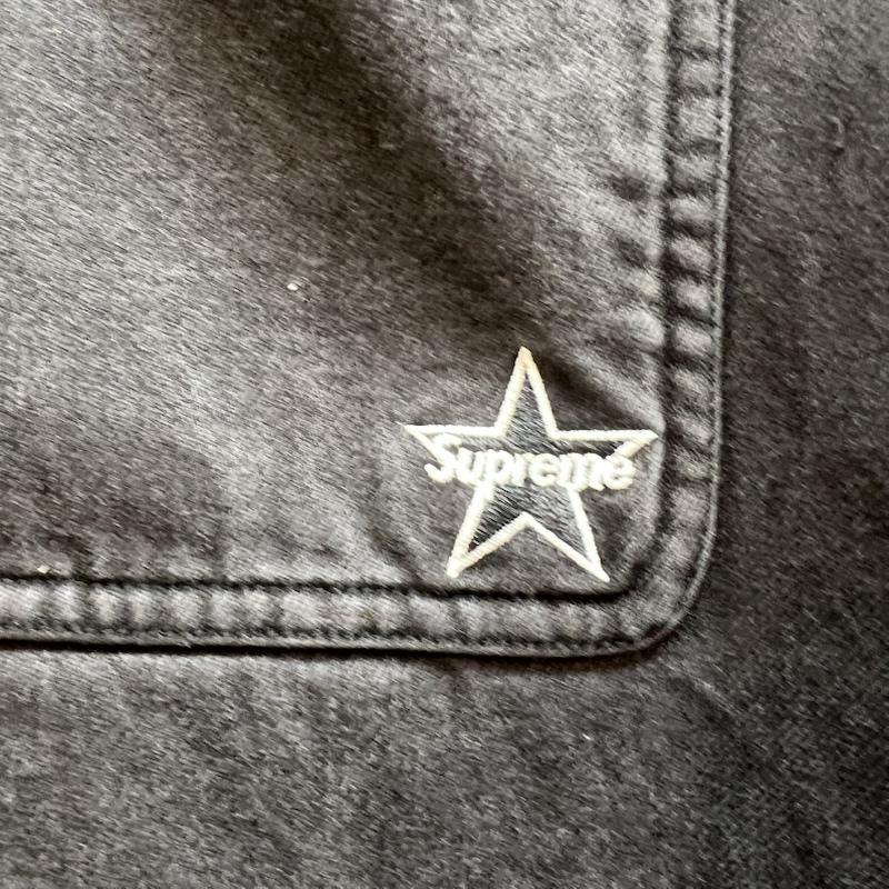 シュプリーム 25FW Quilted Lined Denim Snap Shirt チェック