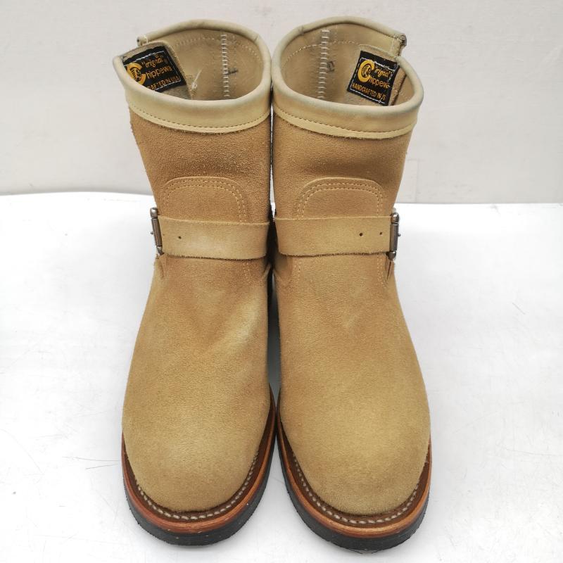 チペワ 1901M56 ショート エンジニア 7インチ ハイト サンド スエード