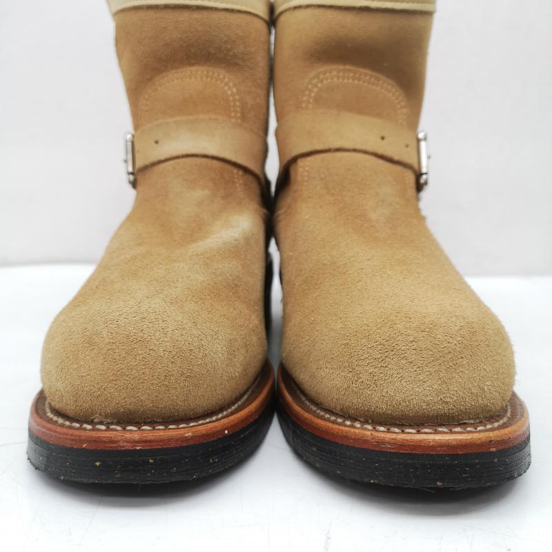 チペワ 1901M56 ショート エンジニア 7インチ ハイト サンド スエード