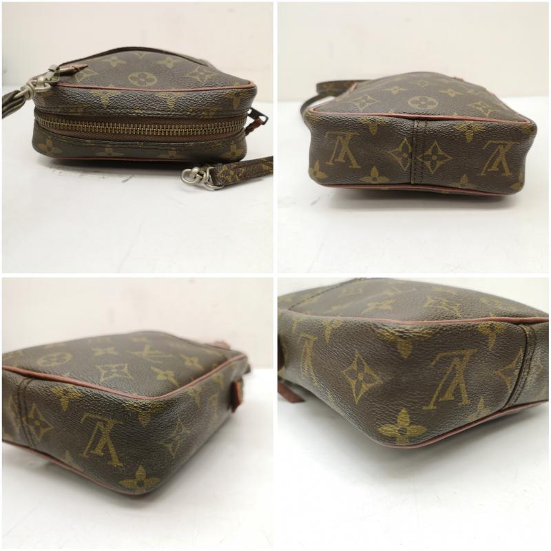 ルイヴィトン ダヌーブ 旧型 M3552 モノグラム PVC レザー ショルダー