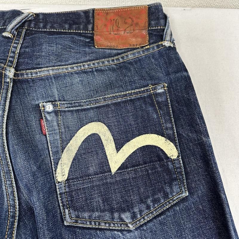 エヴィス 2000 No.2 カモメ プリント レギュラー セルビッチ デニム