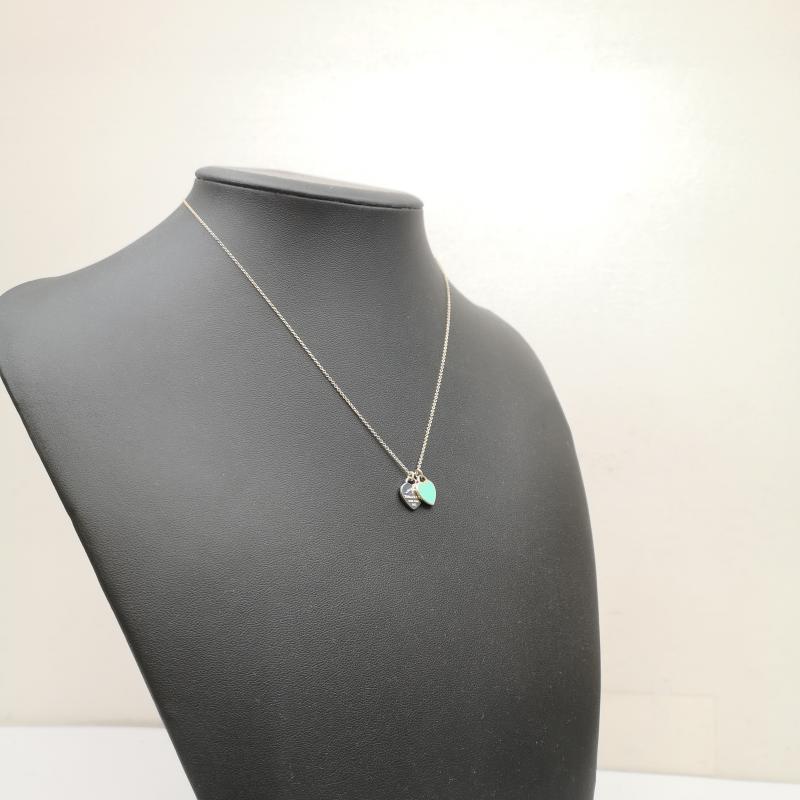 ティファニー リターン トゥ ダブルハート シルバー ネックレス