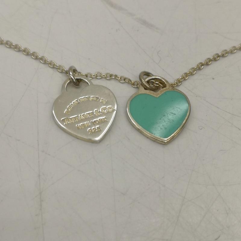 ティファニー リターン トゥ ダブルハート シルバー ネックレス