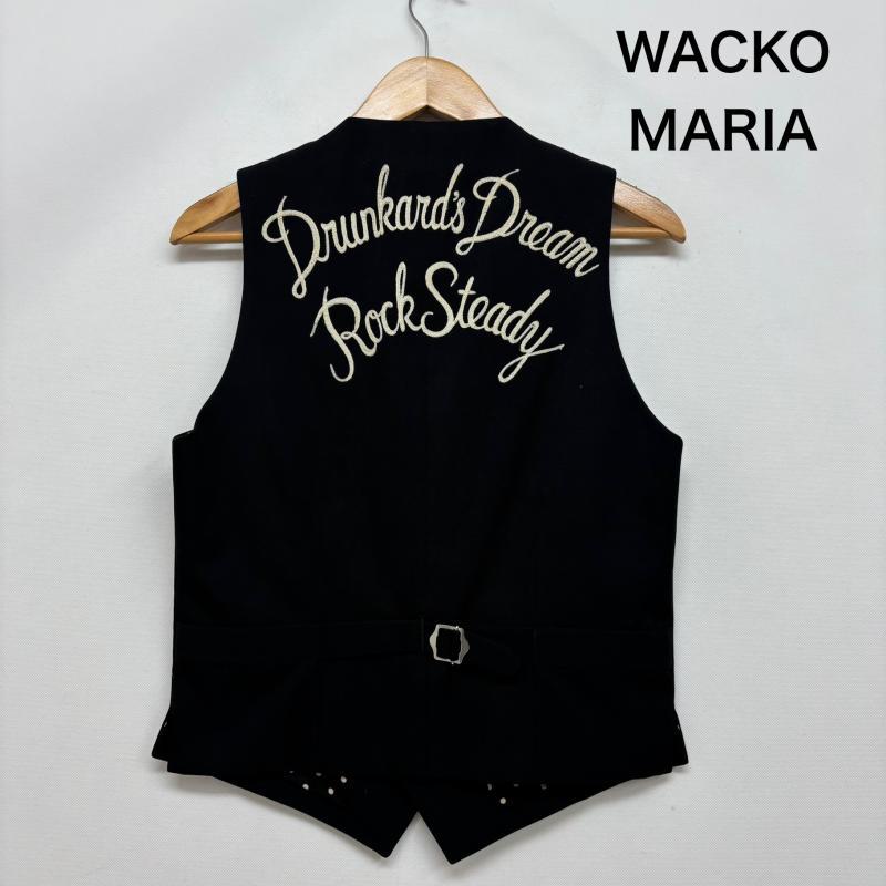 WACKO MARIA - WACKO MARIA ワコマリア ベスト サイズ:M チェーン刺繍