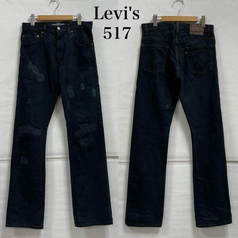 リーバイス 517 ブーツカット ジーンズ メキシコ製 リメイク ダメージ