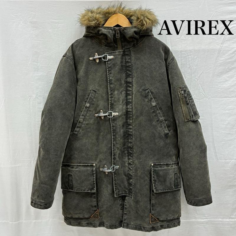 アヴィレックス OFFICERS UNIFORM ファイヤーマン モッズコート ファー