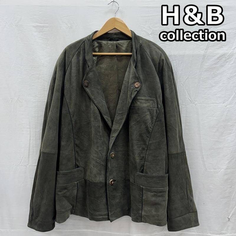古着 H＆B collection ヌバック レザー チロリアン ジャケット