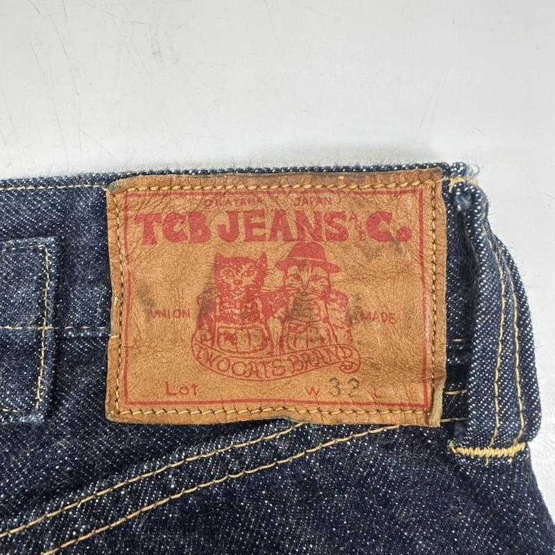 古着 TCB JEANS 20s 1922 モデル シンチバック ボタンフライ デニム