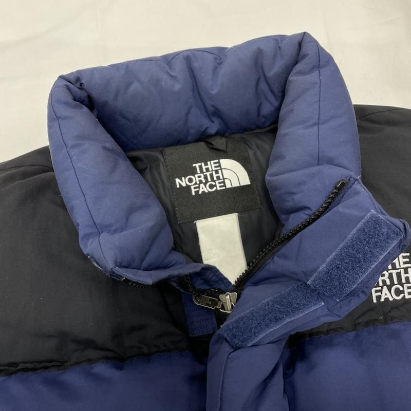 ザノースフェイス ダウン ジャケット 2トーン ロゴ 刺繍 XL 50150443