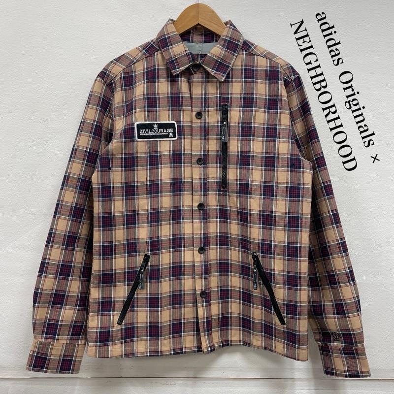 ネイバーフッド adidas originais コラボ チェック ジャケット