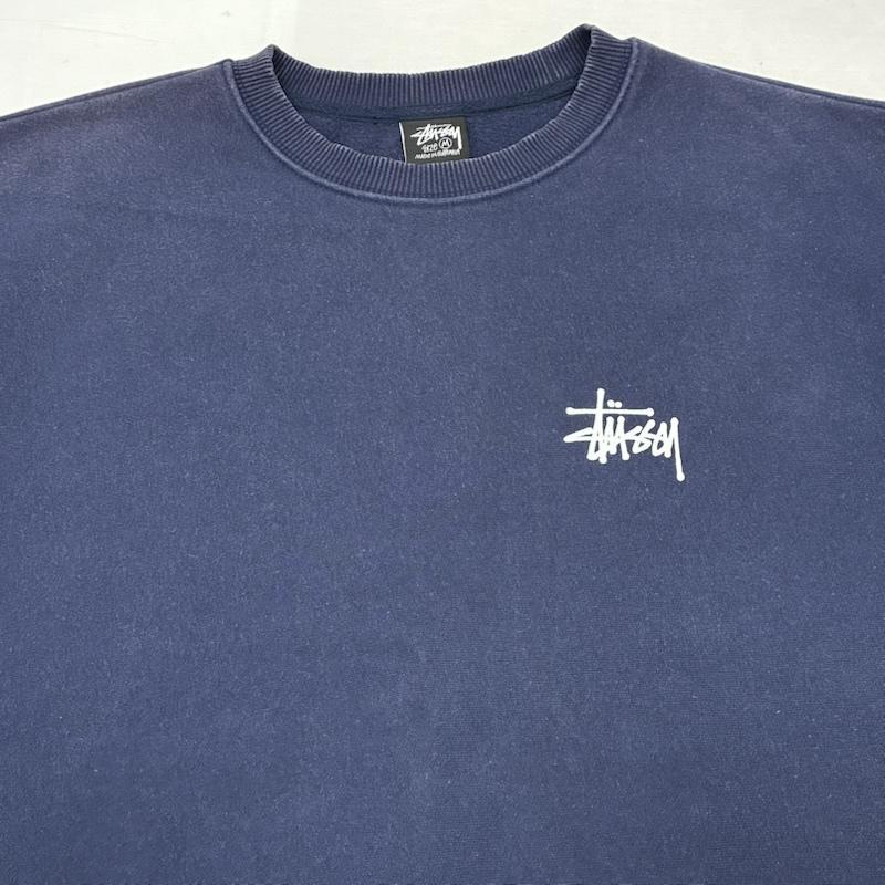 ステューシー BASIC STUSSY CREW クルーネック プルオーバー 