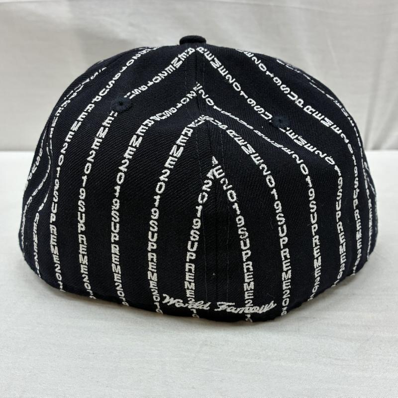 シュプリーム 19ss NEW ERA ニューエラ 59FIFTY テキスト ストライプ