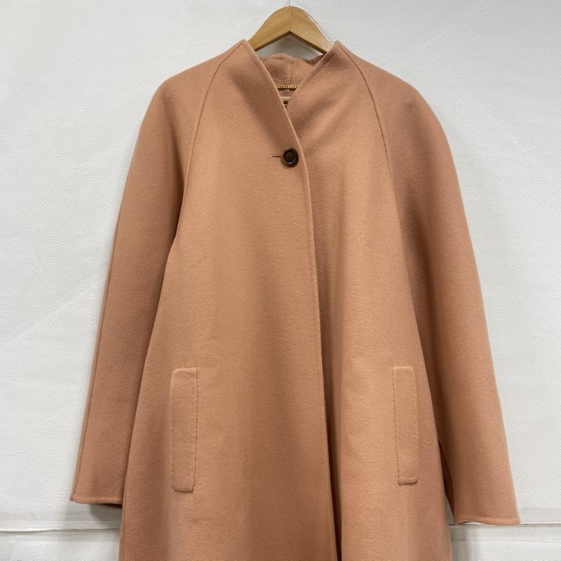 グッチ ウール カシミヤ ロング コート Aライン イタリア製 40 50150599 50150599の画像