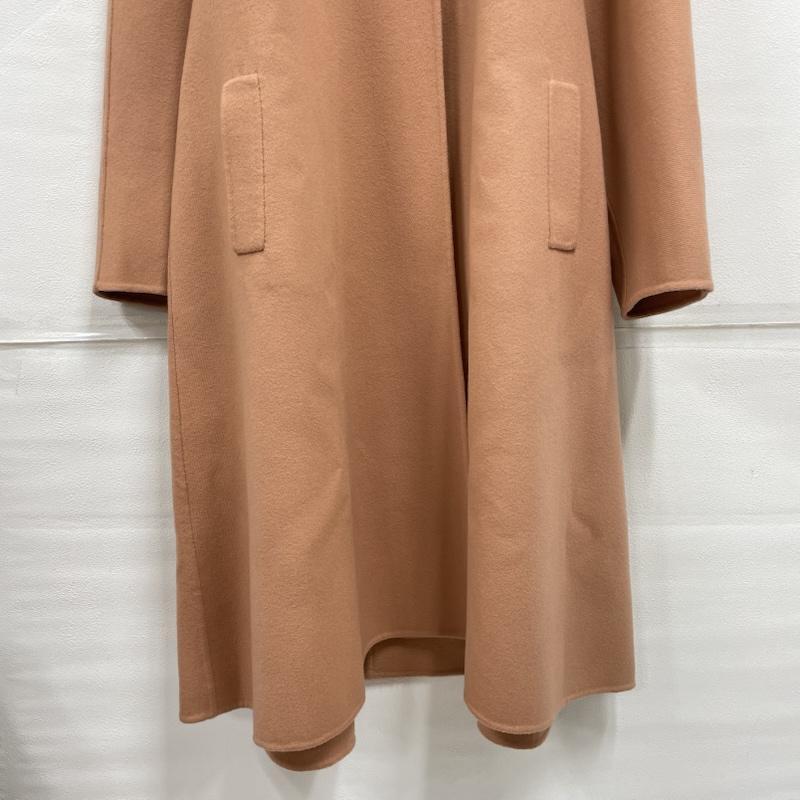 グッチ ウール カシミヤ ロング コート Aライン イタリア製 40 50150599 50150599の画像